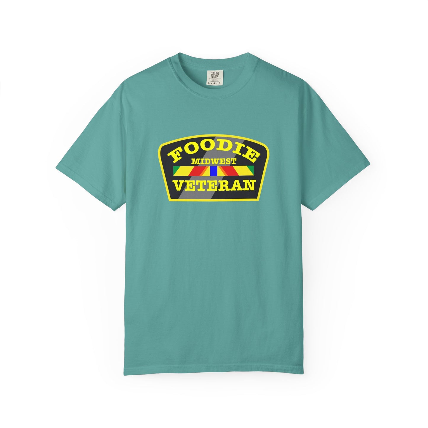 L.O.E.F Foodie Veteran MIDWEST Unisex Tee Shirt (Yellow)