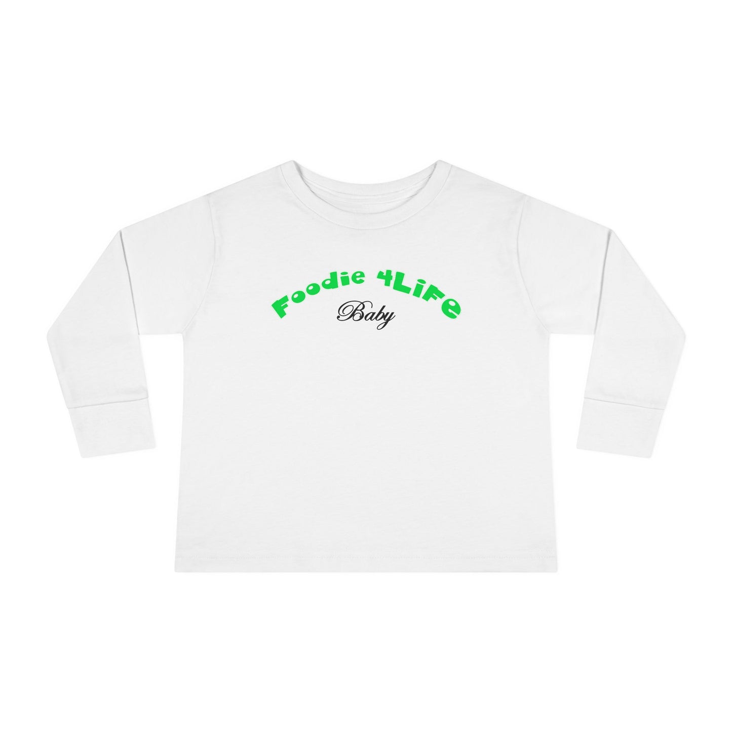L.O.E.F Foodie 4Life Baby Long Sleeve Tee  (Neon Green)