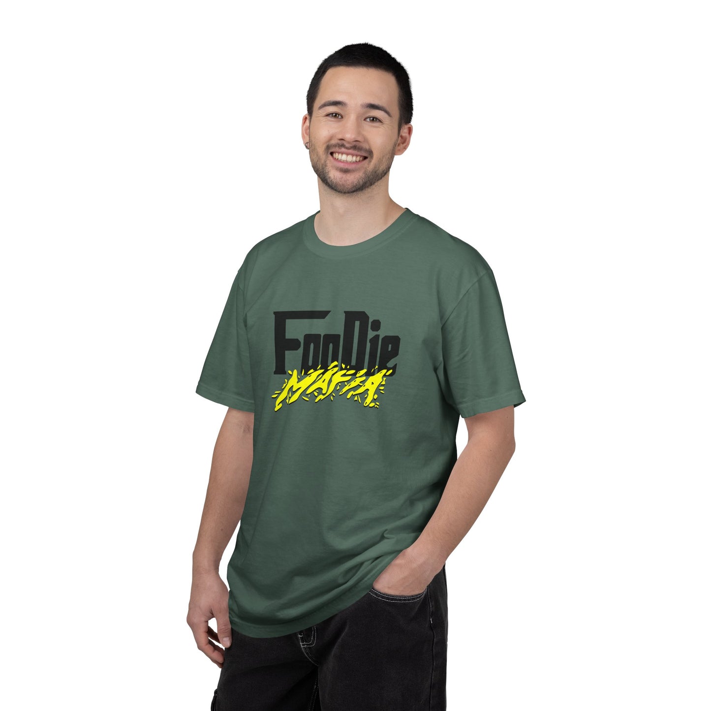 L.O.E.F Foodie Mafia Unisex Tee Shirt (Bright Yellow)