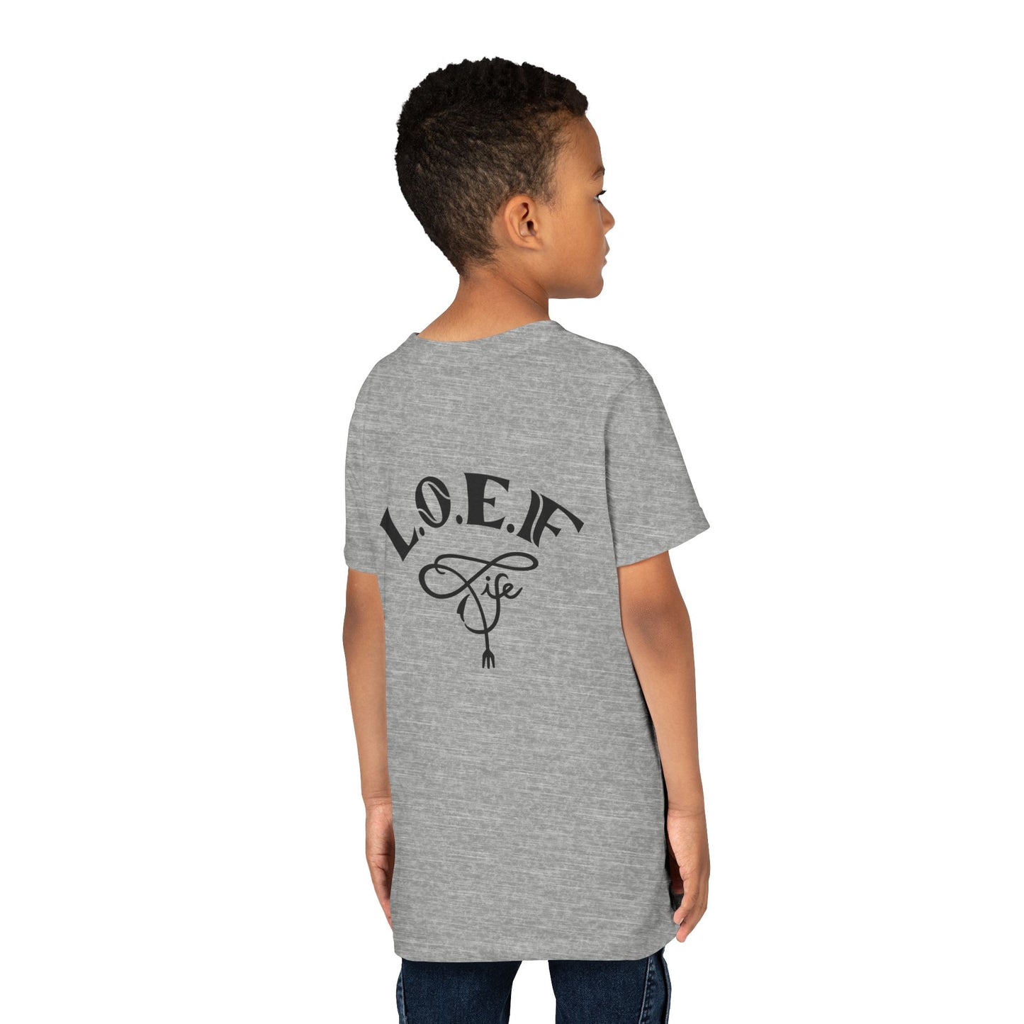 L.O.E.F Foodie 4Life Young Tee Shirt  (Violet)