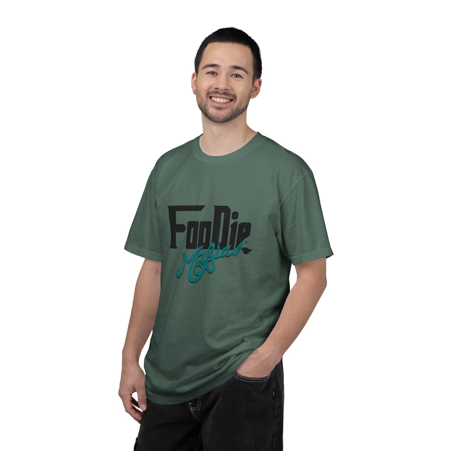 L.O.E.F Foodie Mafia Unisex Tee shirt (Teal)