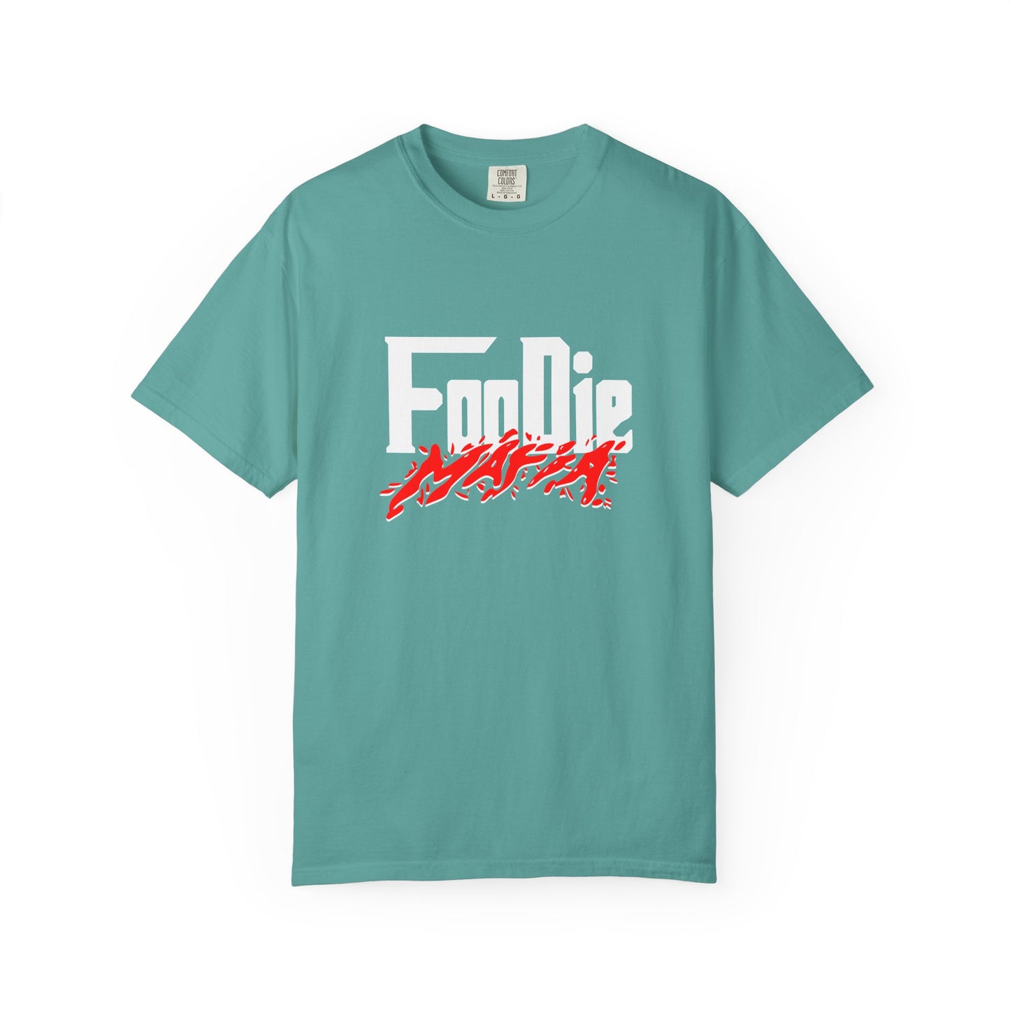 L.O.E.F White Foodie Mafia Unisex Tee shirt (Candy Apple Red)