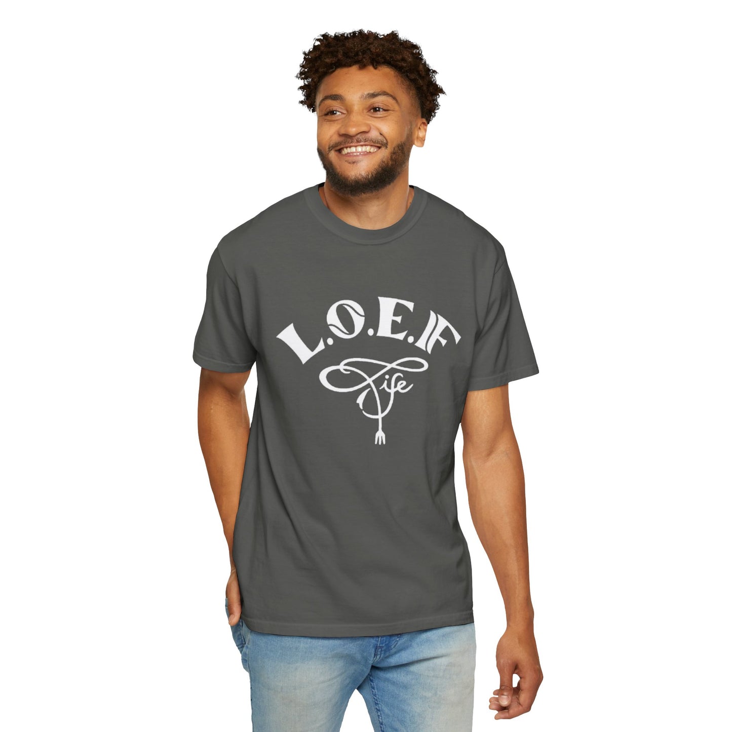L.O.E.F Life Unisex Tee Shirt (White)