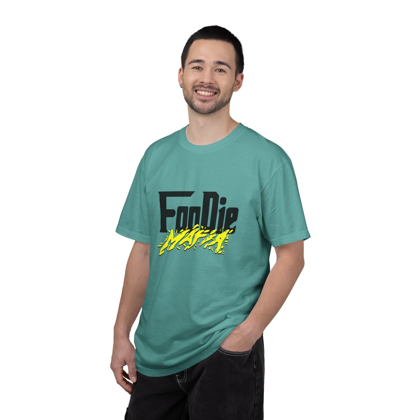 L.O.E.F Foodie Mafia Unisex Tee Shirt (Bright Yellow)