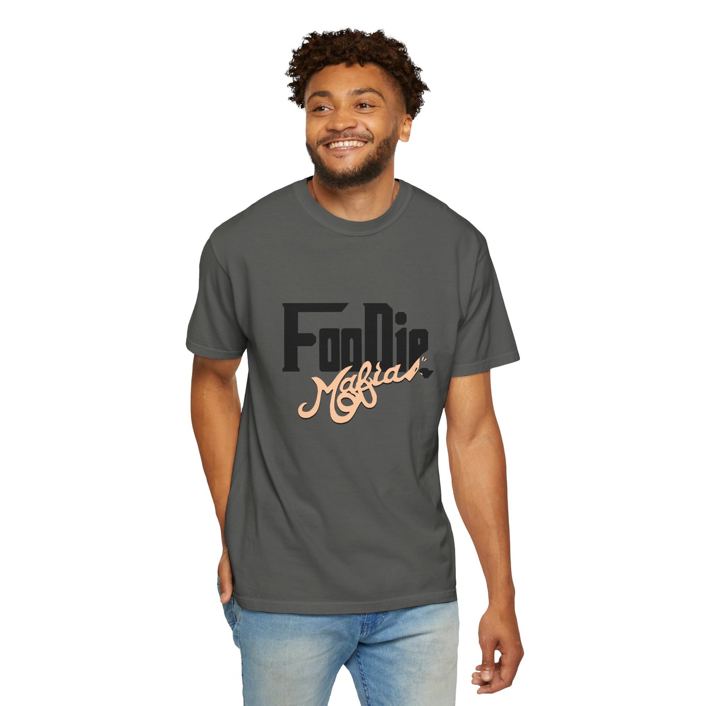 L.O.E.F Foodie Mafia Unisex Tee Shirt (Soft Yellow)