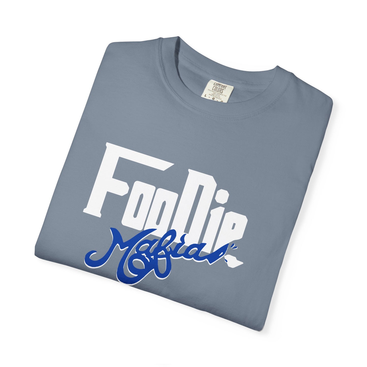 L.O.E.F Foodie Mafia Unisex Tee Shirt  (Dark Blue)