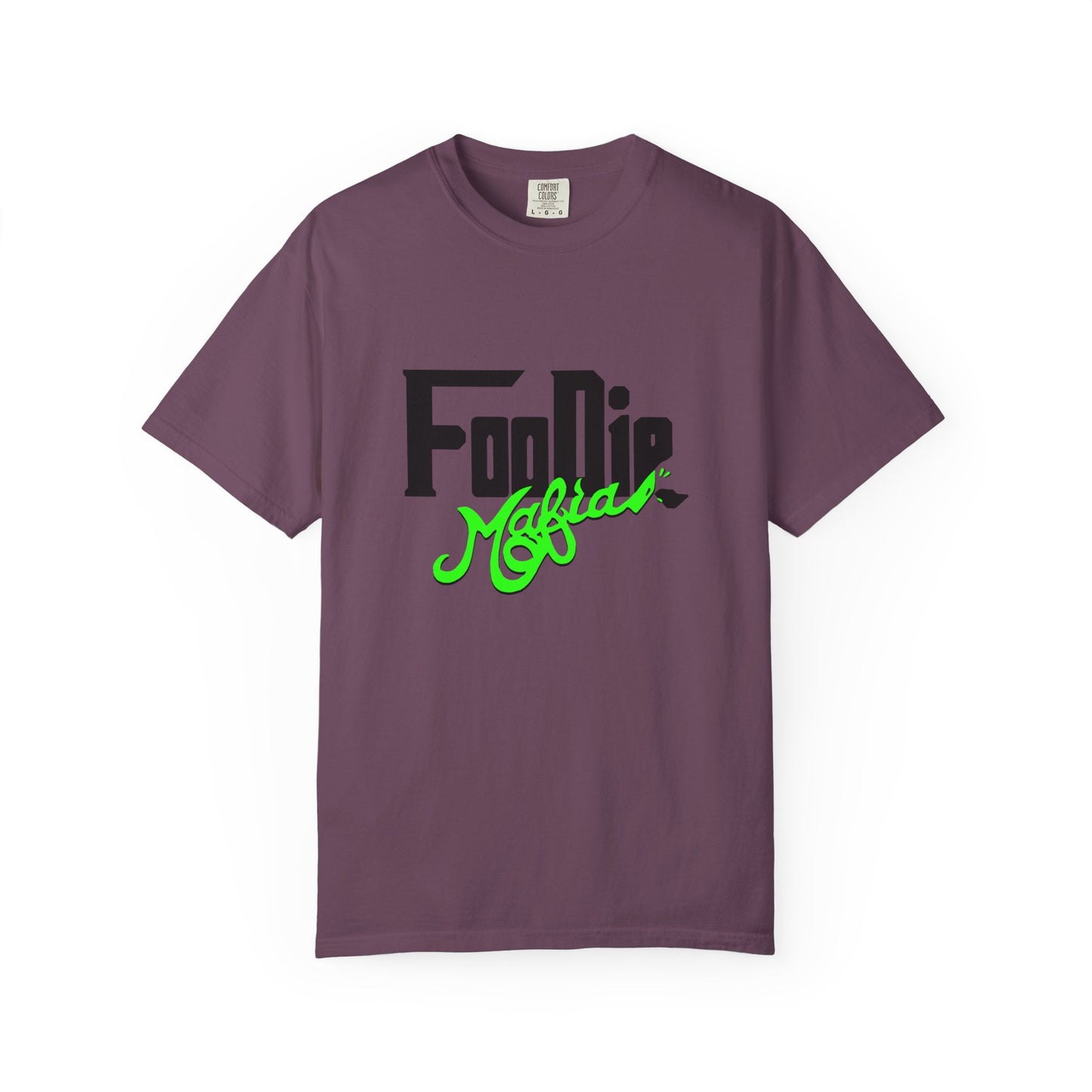 L.O.E.F Foodie Mafia Unisex Tee Shirt (Neon Green)