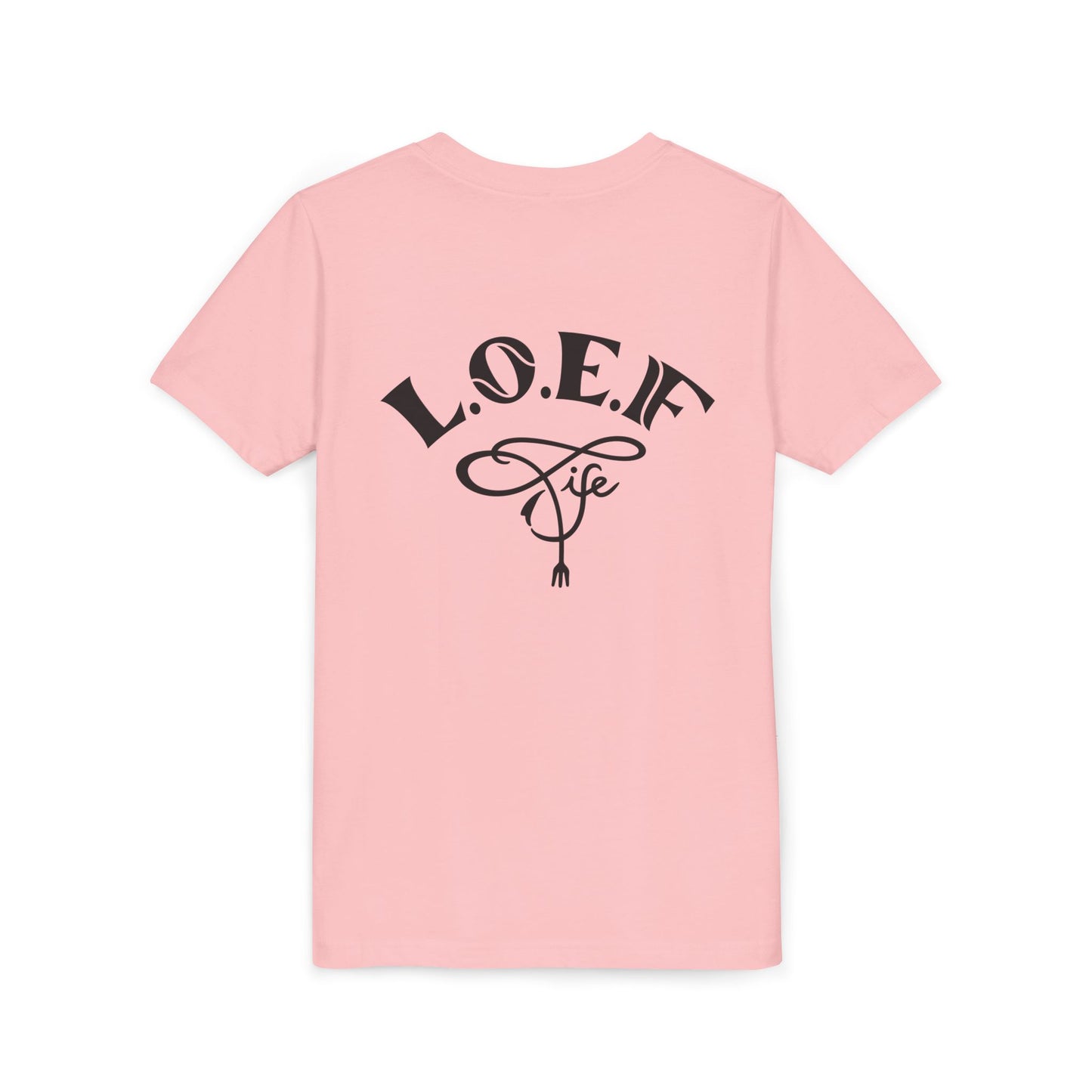 L.O.E.F Foodie 4Life Young Tee Shirt  (Violet)