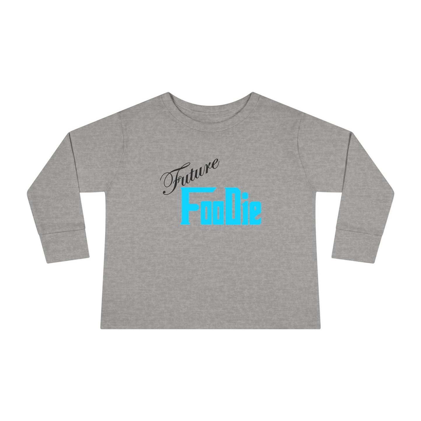 L.O.E.F Future Foodie Toddler Long Sleeve Tee (Neon Blue)