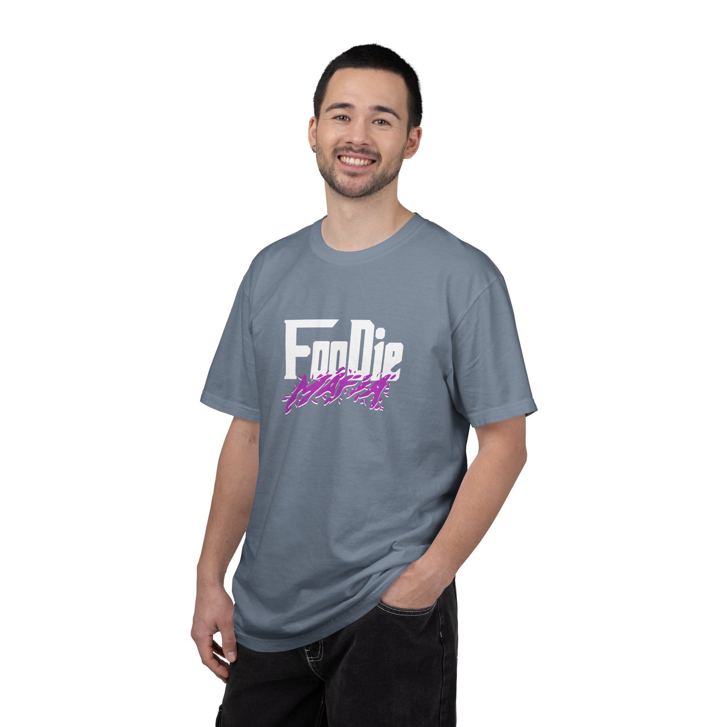 L.O.E.F White Foodie Mafia Tee Shirt (Purple)