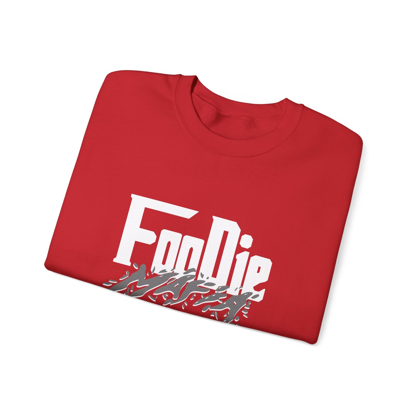 L.O.E.F White Foodie Mafia Unisex Sweatshirt (Grey)