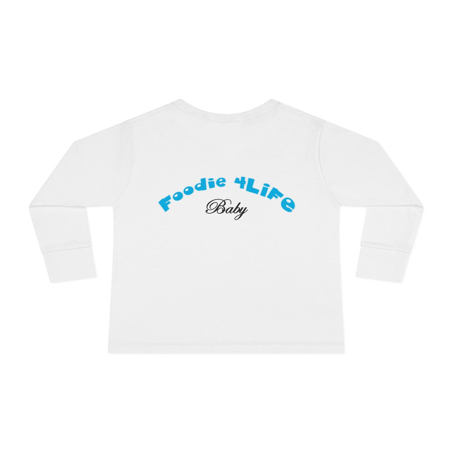 L.O.E.F Foodie 4Life Baby Long Sleeve Tee  (Sky Blue)