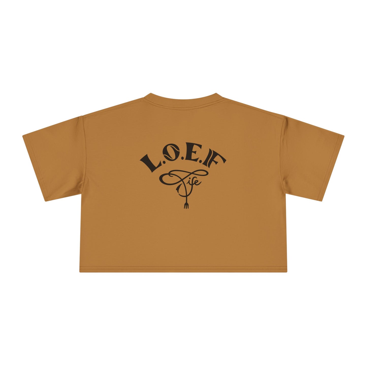 L.O.E.F Foodie 4Life Certified Crop Tee (Dark Blue)