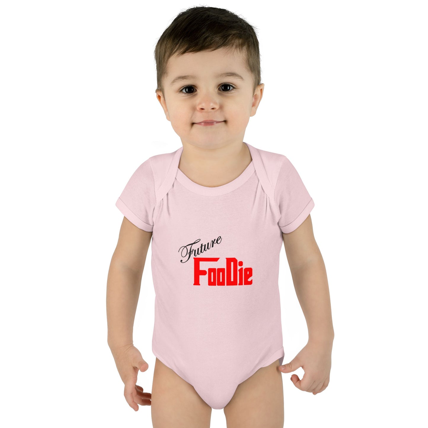 L.O.E.F Future Foodie Toddler Bodysuit (Fiery Red)