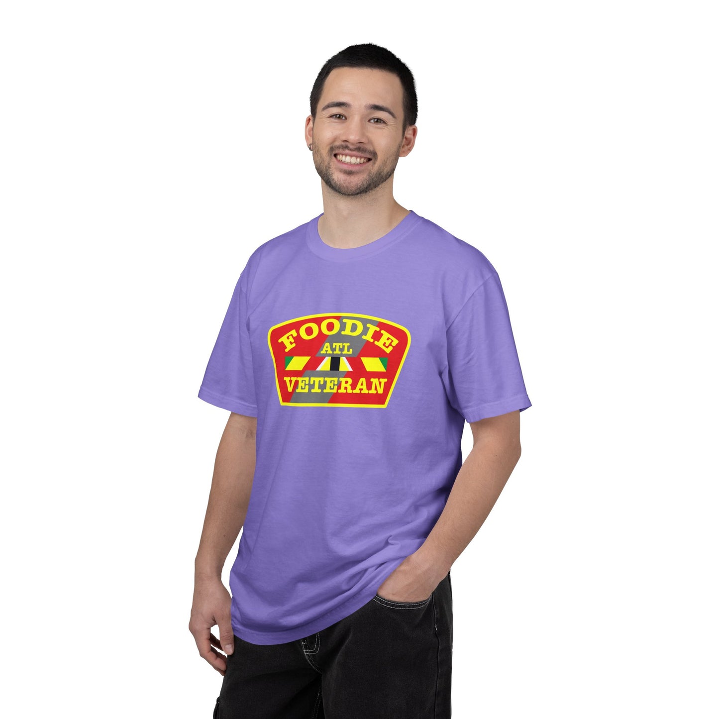 L.O.E.F Foodie Veteran ATL Unisex Tee Shirt (Yellow)