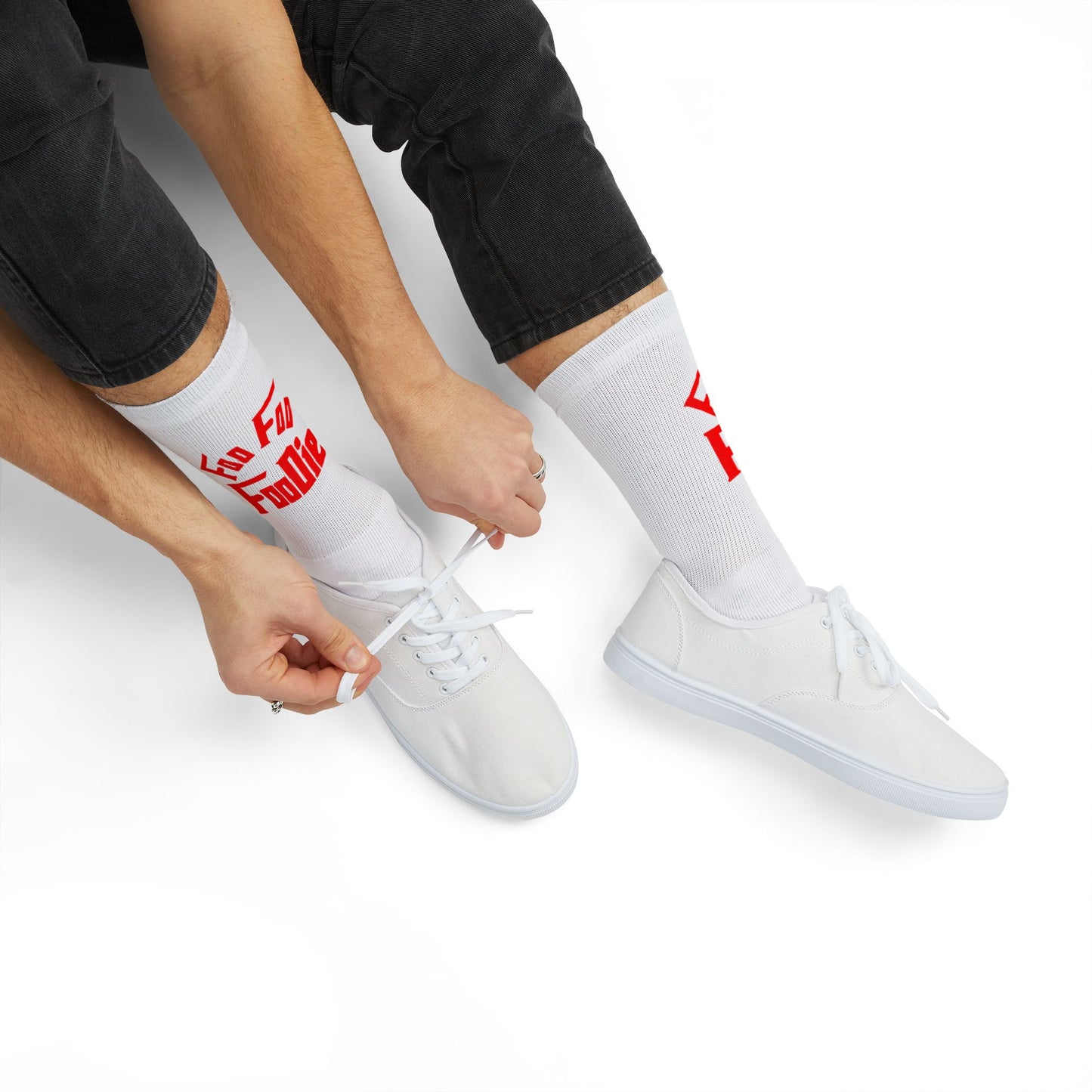 L.O.E.F Foo Foo Foodie Socks (Fiery Red)