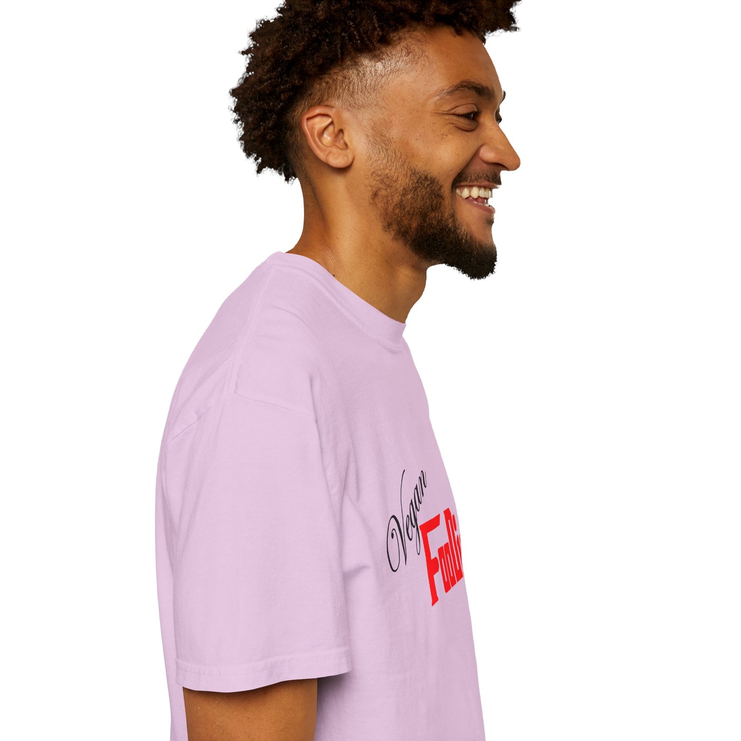 L.O.E.F Unisex Vegan Foodie Tee Shirt (Fiery Red)