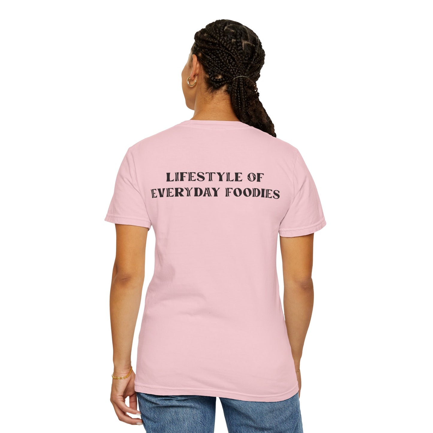 L.O.E.F LIFESTYLE OF EVERYDAY FOODIES Unisex Tee Shirt (Black)