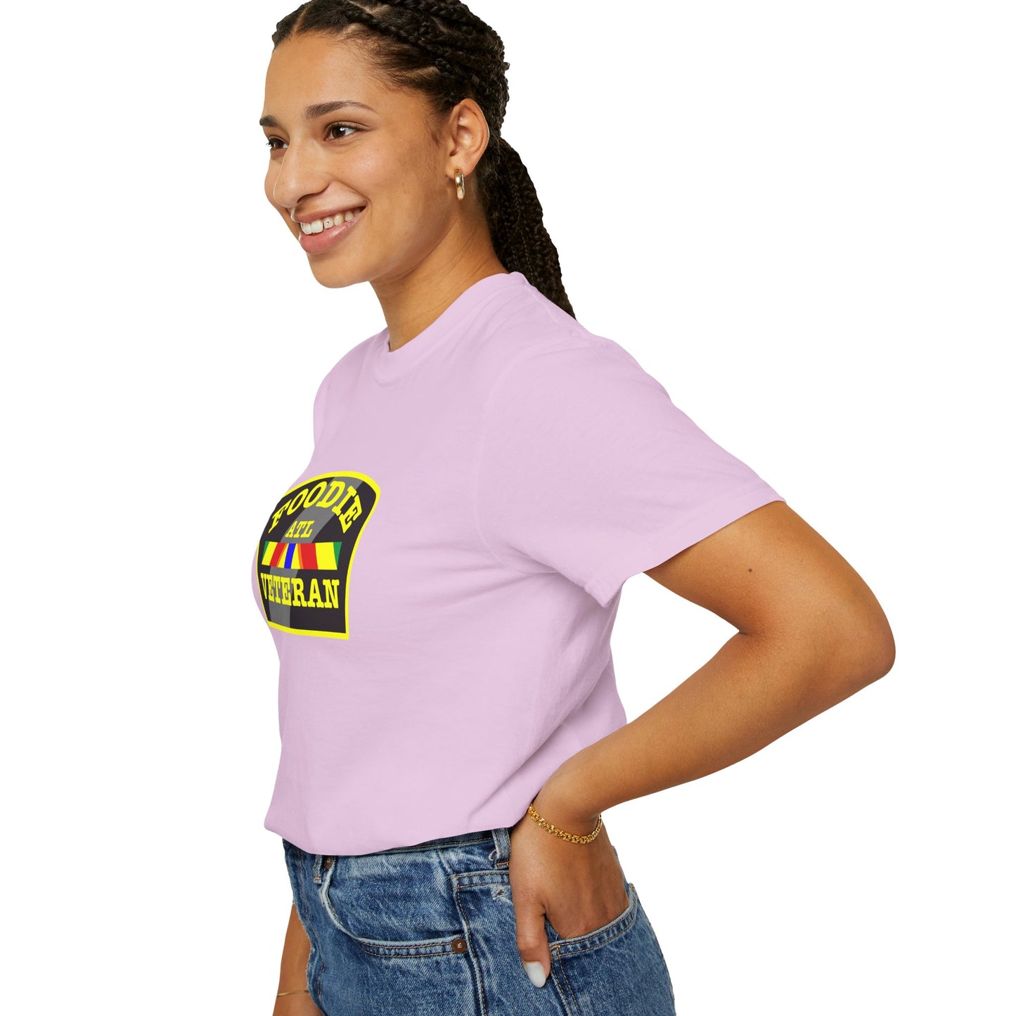 L.O.E.F Foodie Veteran ATL Unisex Tee Shirt (Yellow)