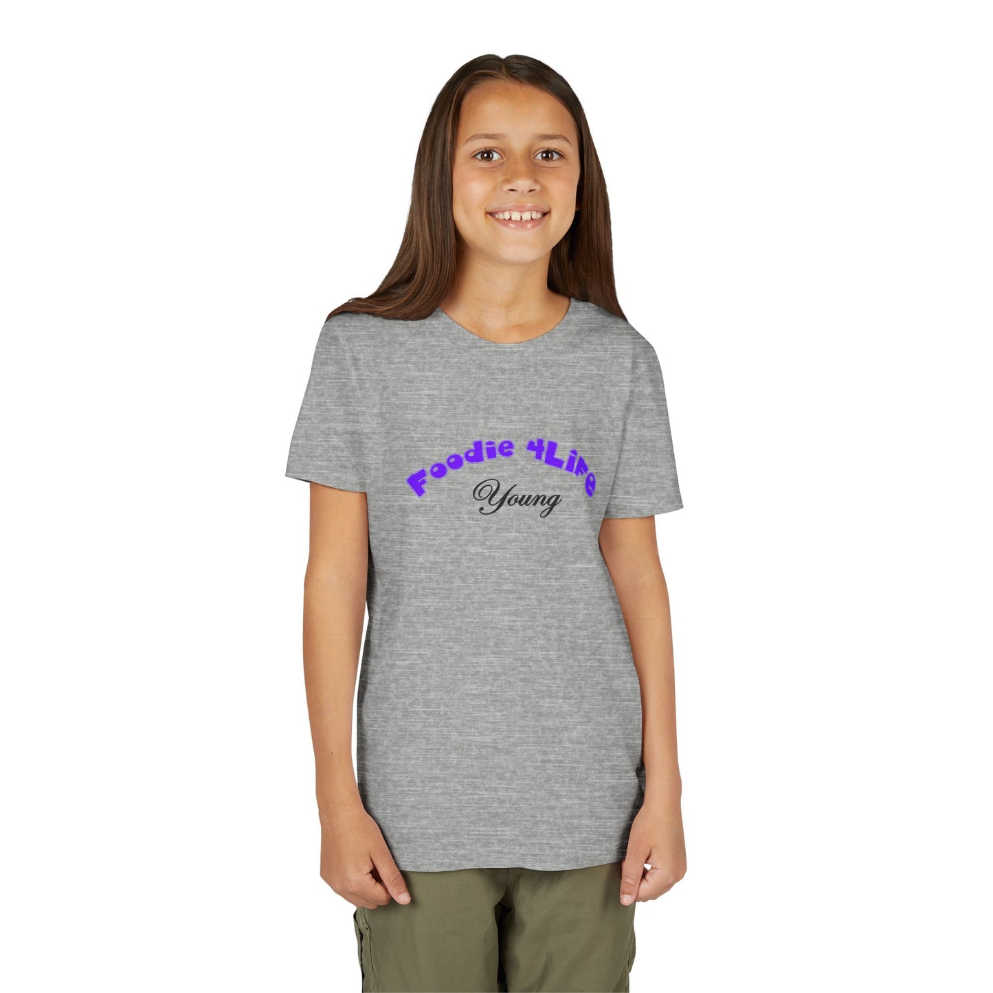 L.O.E.F Foodie 4Life Young Tee Shirt  (Violet)