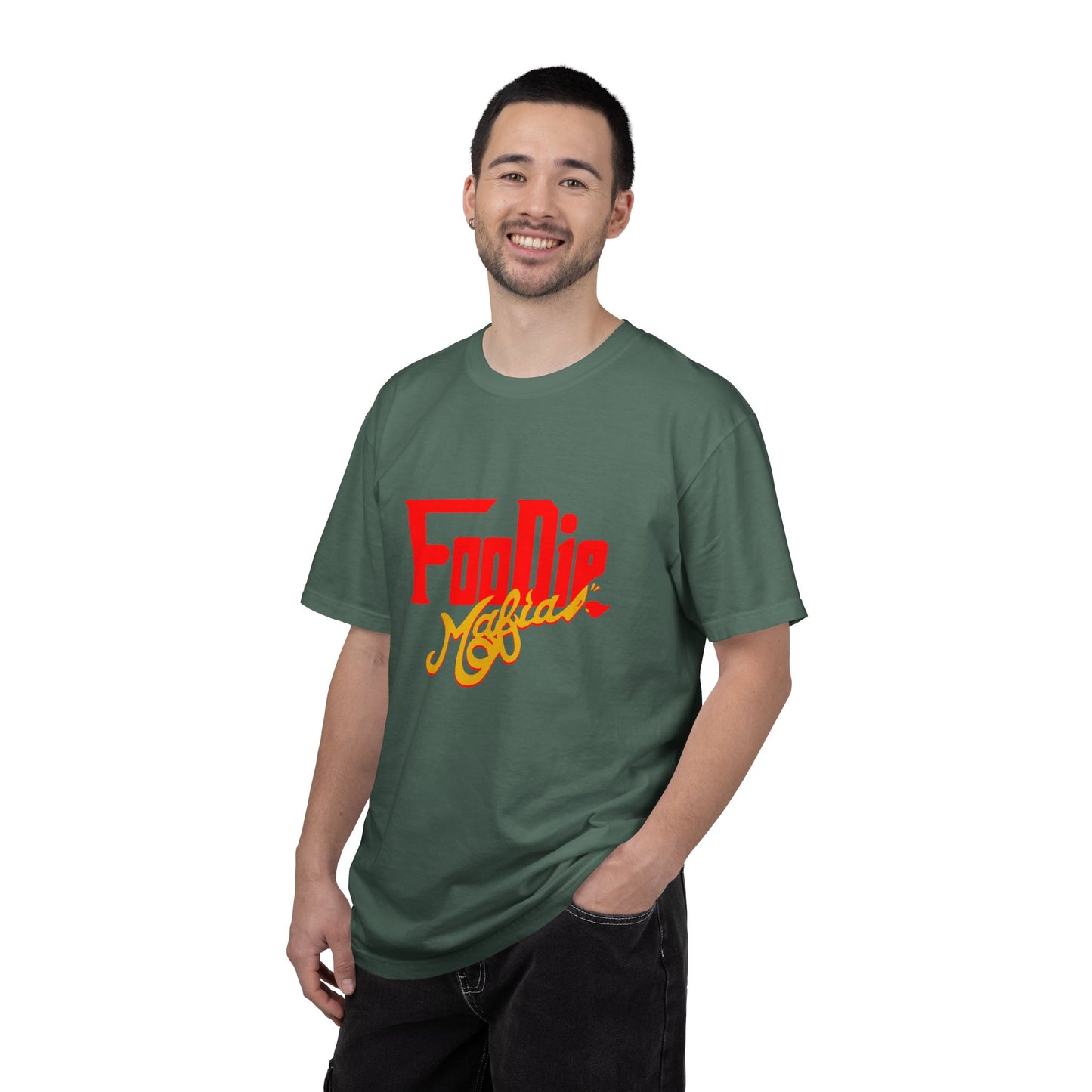 L.O.E.F Red Foodie Mafia Unisex Tee Shirt (Gold)