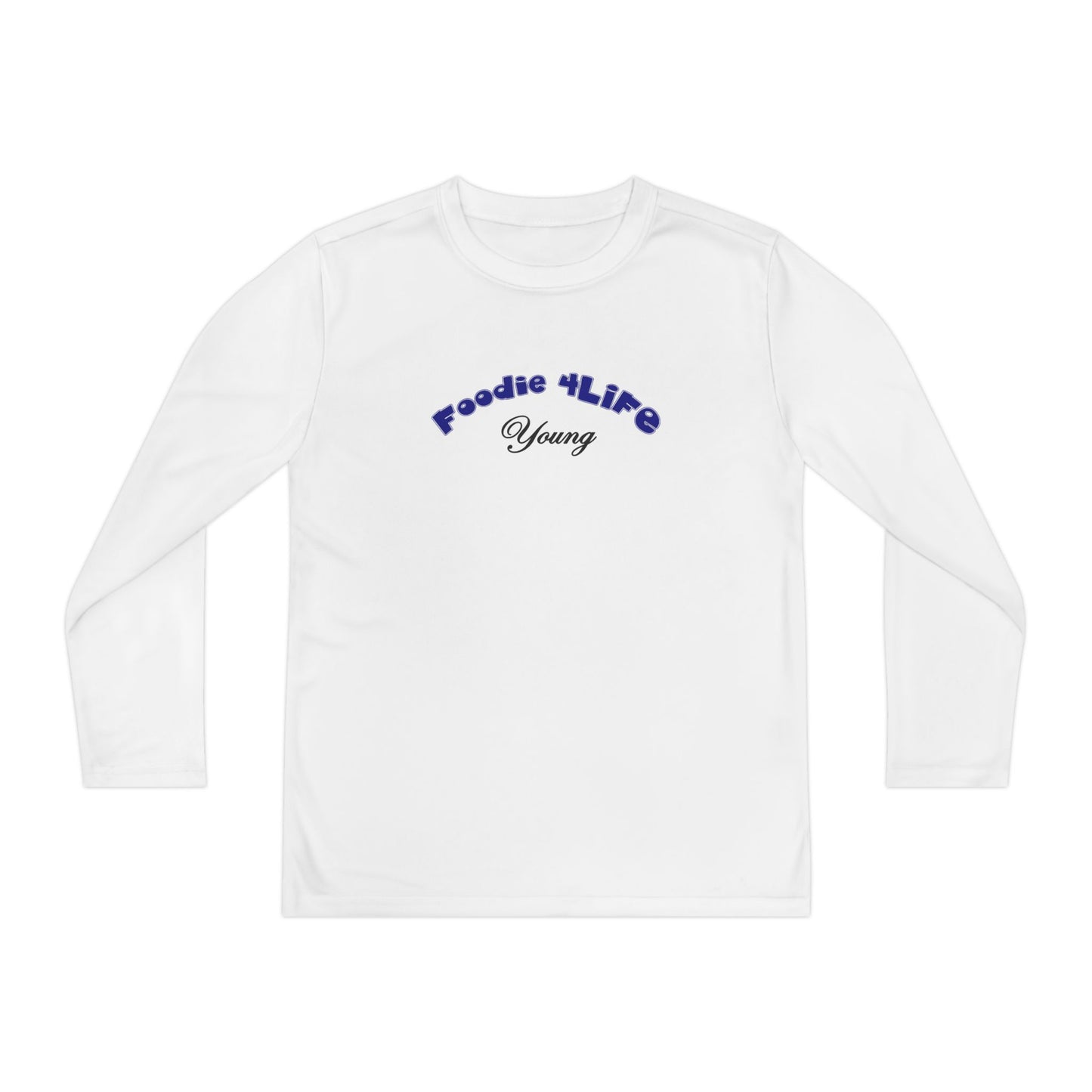 L.O.E.F Foodie 4Life Young Long Sleeve Tee  (Dark Blue)
