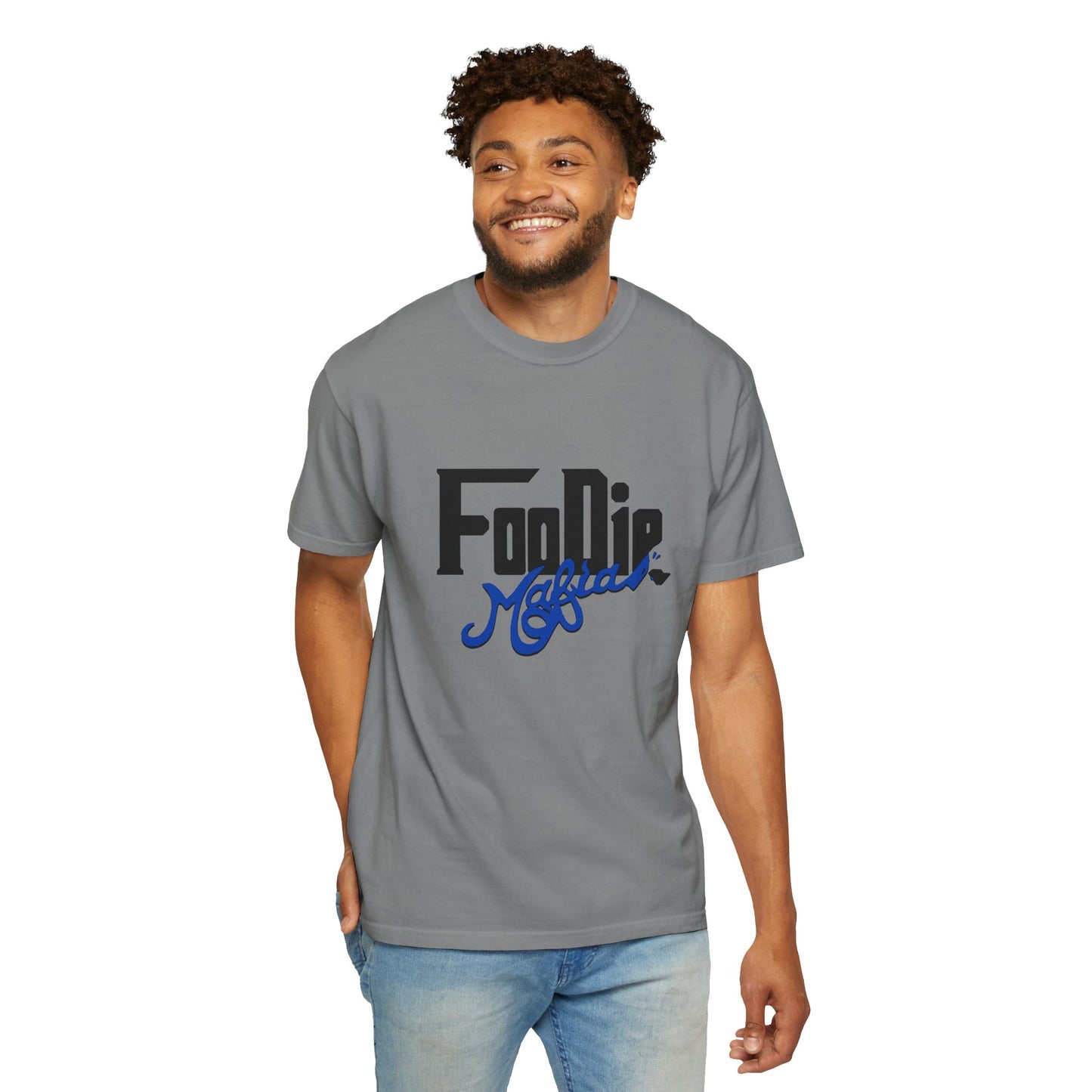 L.O.E.F Foodie Mafia Unisex Tee shirt (Cobalt Blue)
