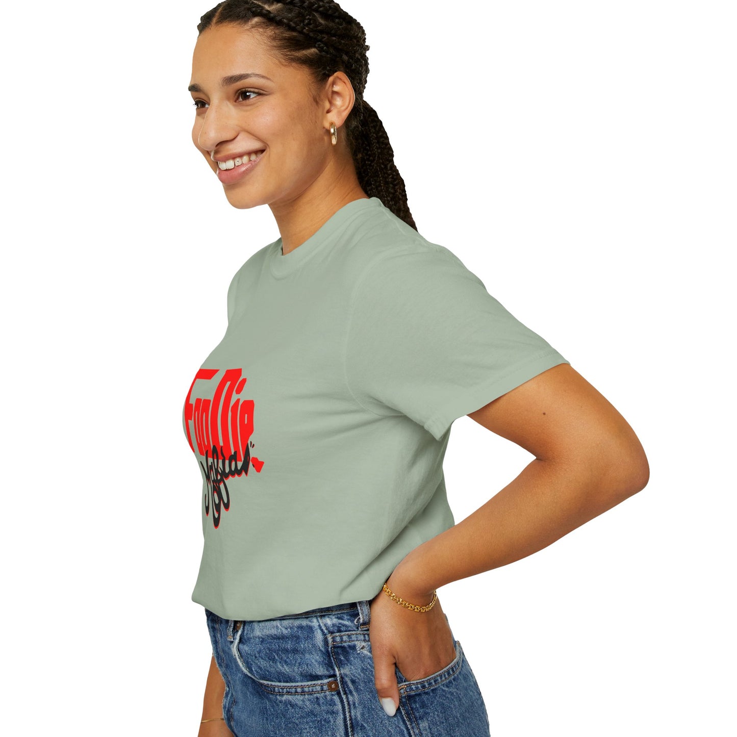 L.O.E.F Red Foodie Mafia Unisex Tee shirt (Black)