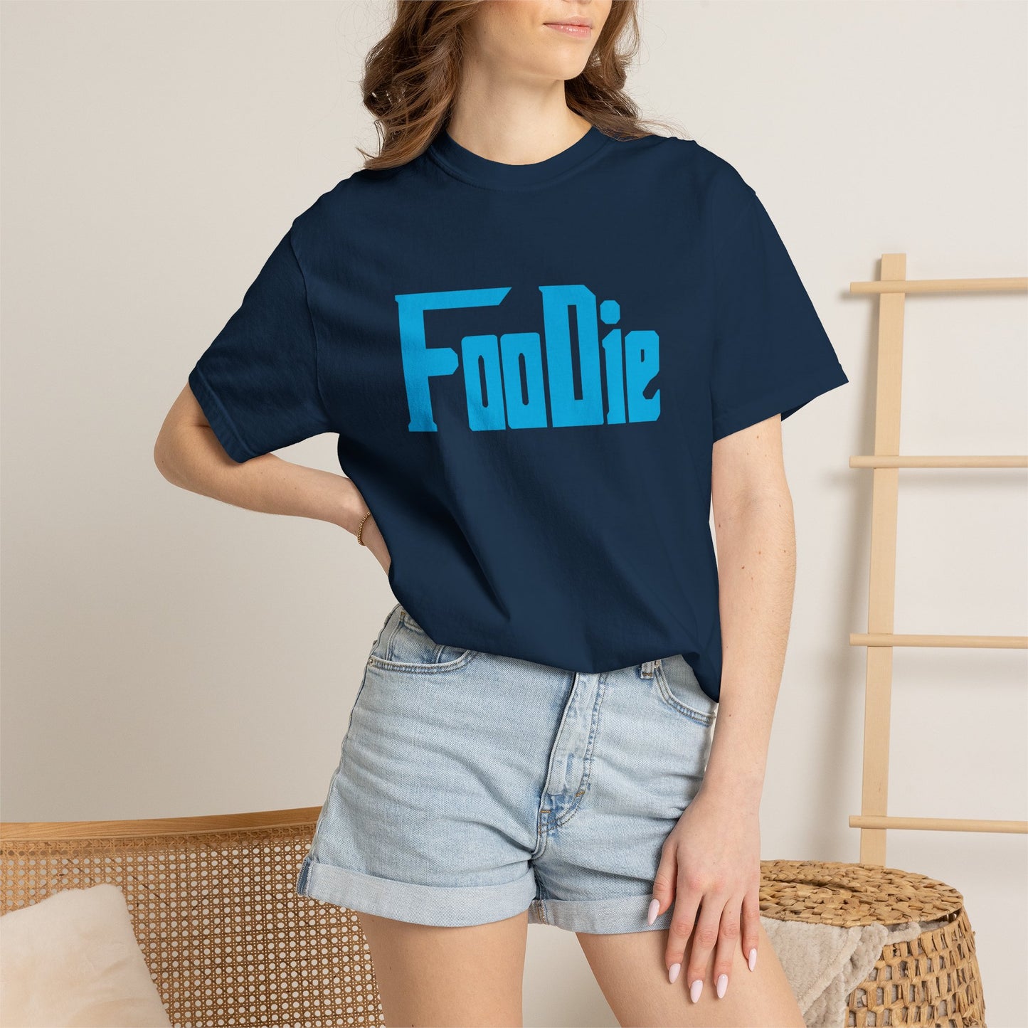 L.O.E.F Foodie Unisex Tee Shirt (Sky Blue)