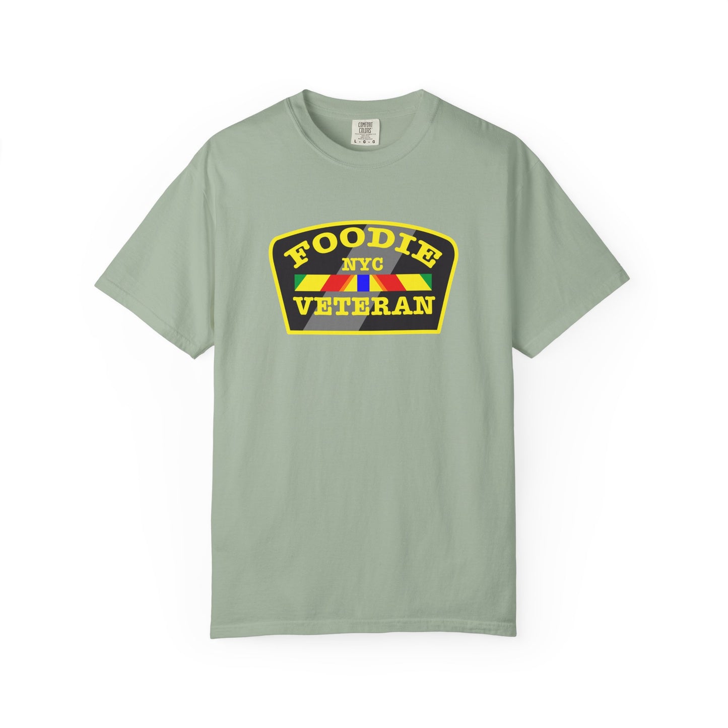 L.O.E.F Foodie Veteran NYC Unisex Tee Shirt (Yellow)