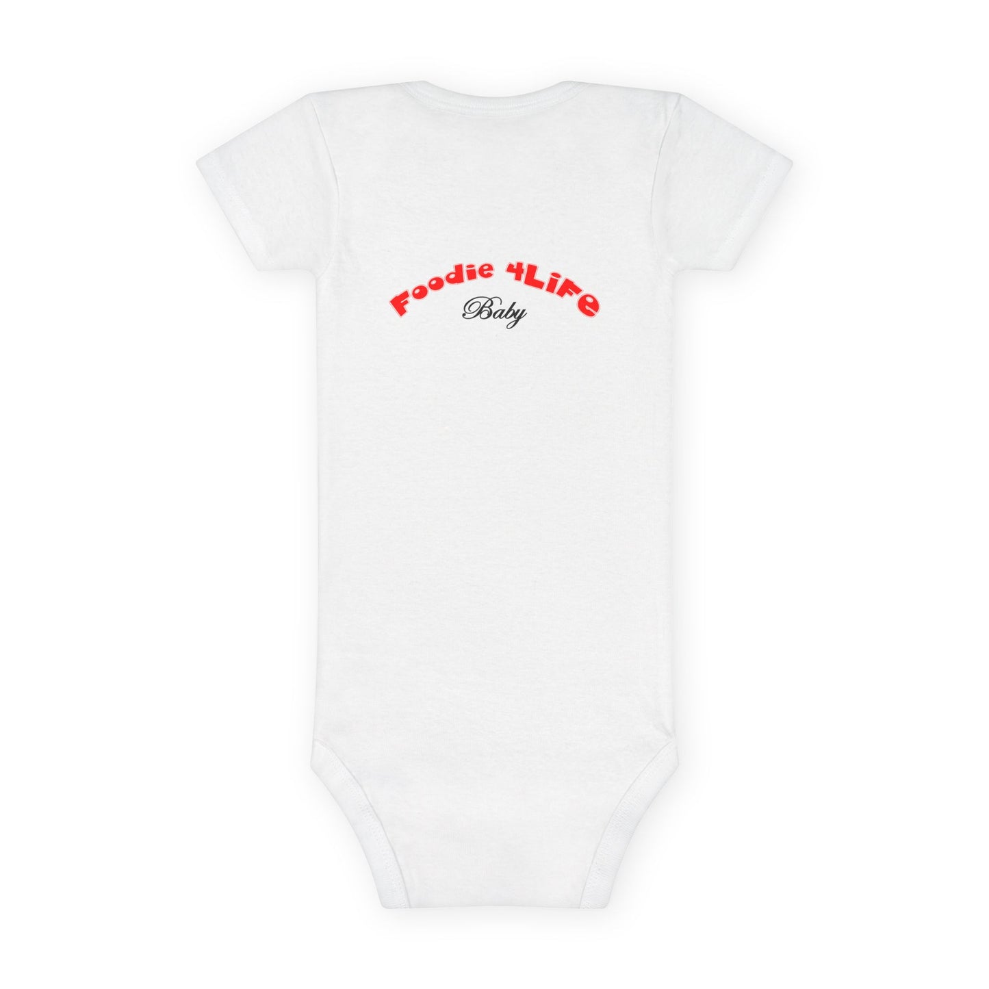 L.O.E.F Foodie 4Life Baby Bodysuit  (Fiery Red)