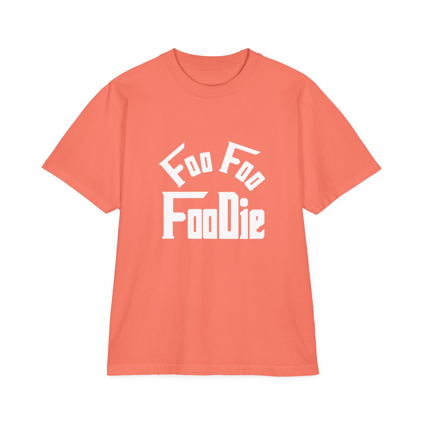 L.O.E.F Unisex FOO FOO FOODIE Tee Shirt (White)