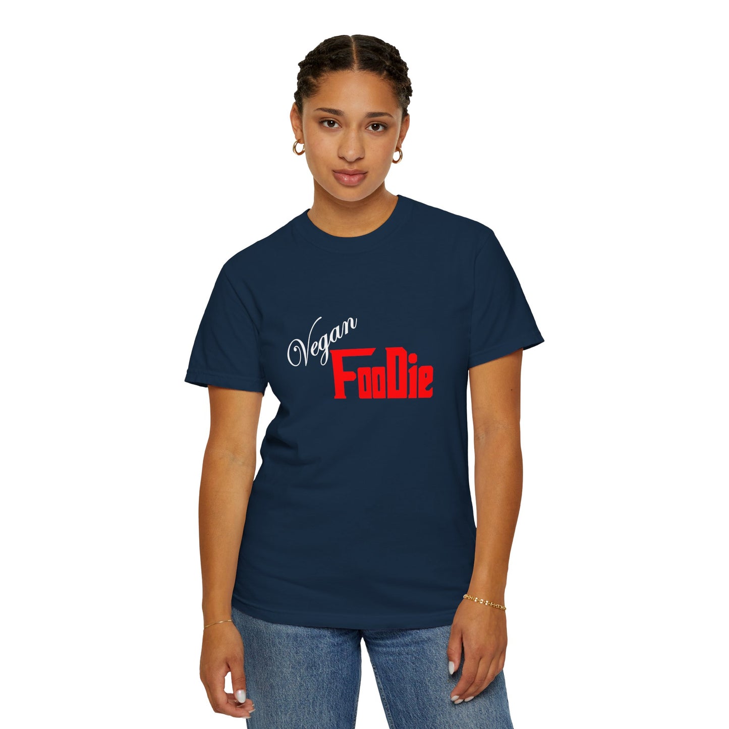 L.O.E.F Unisex Vegan Foodie Tee Shirt (Fiery Red)