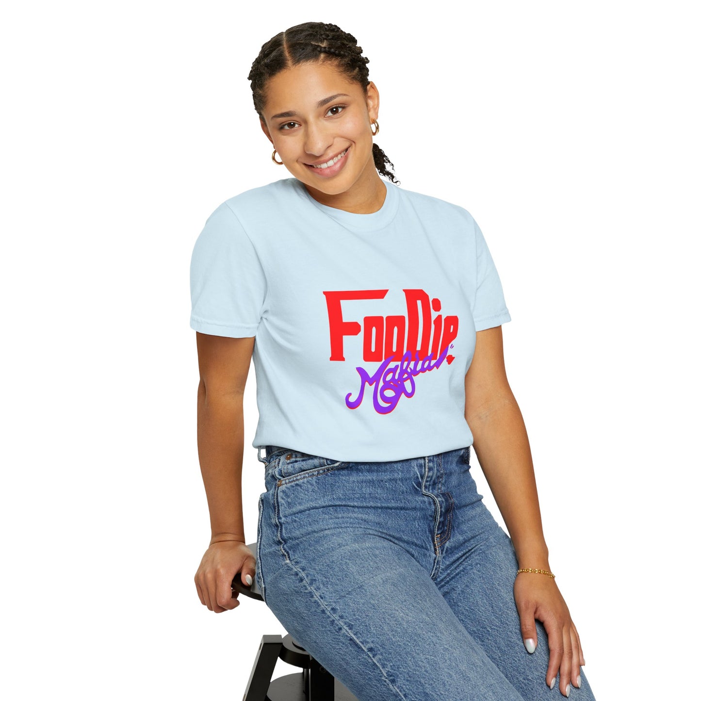 L.O.E.F Red Foodie Mafia Unisex Tee Shirt (Purple)