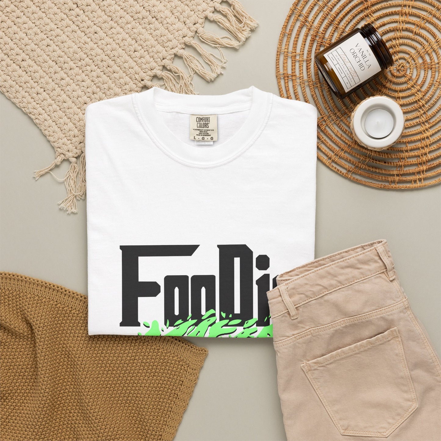 L.O.E.F Foodie Mafia Tee Shirt (Mint Green)