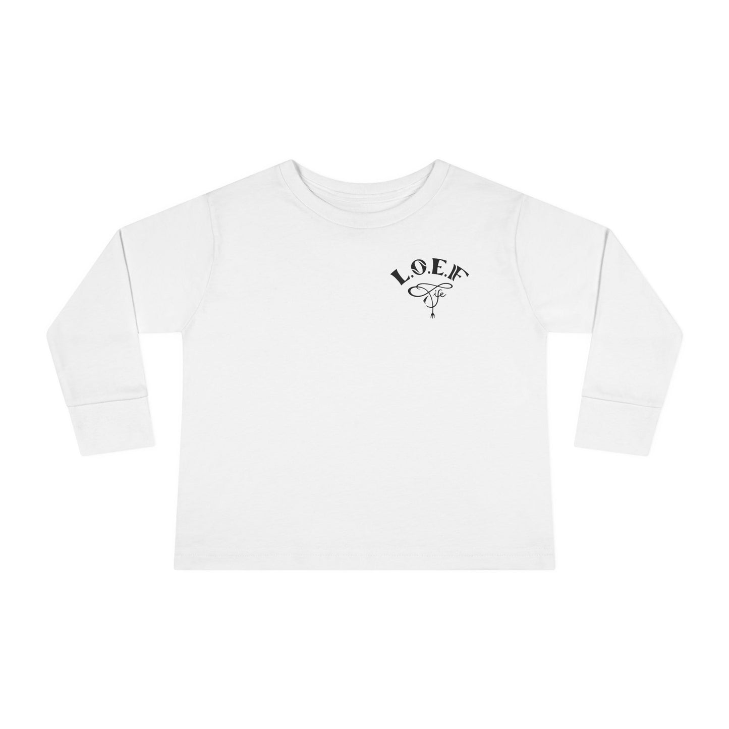 L.O.E.F Foodie 4Life Baby Long Sleeve Tee  (Violet)