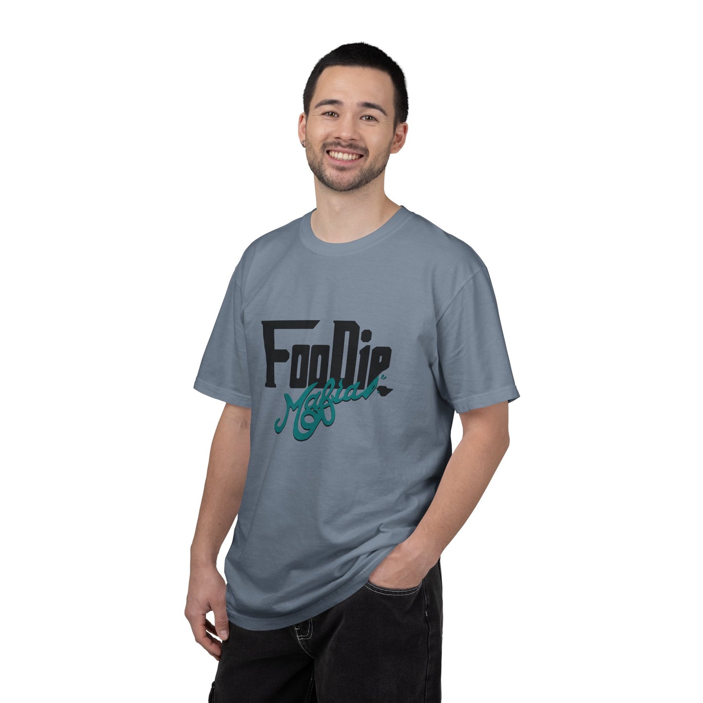 L.O.E.F Foodie Mafia Unisex Tee shirt (Teal)