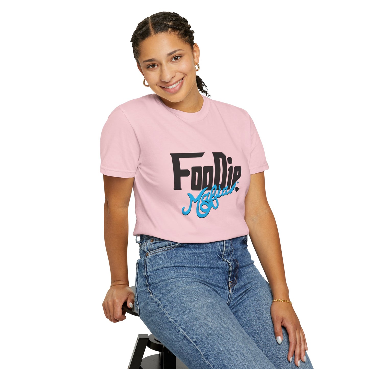 L.O.E.F Foodie Mafia Unisex Tee shirt (Apricot)