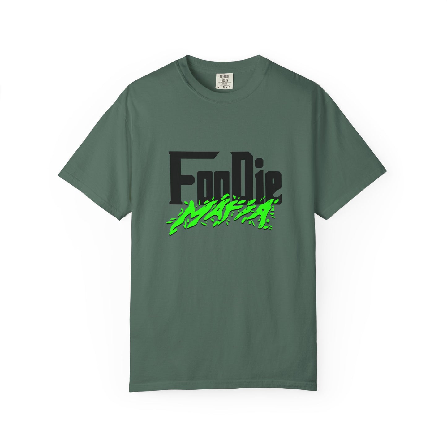 L.O.E.F Foodie Mafia Tee Shirt (Neon Green)