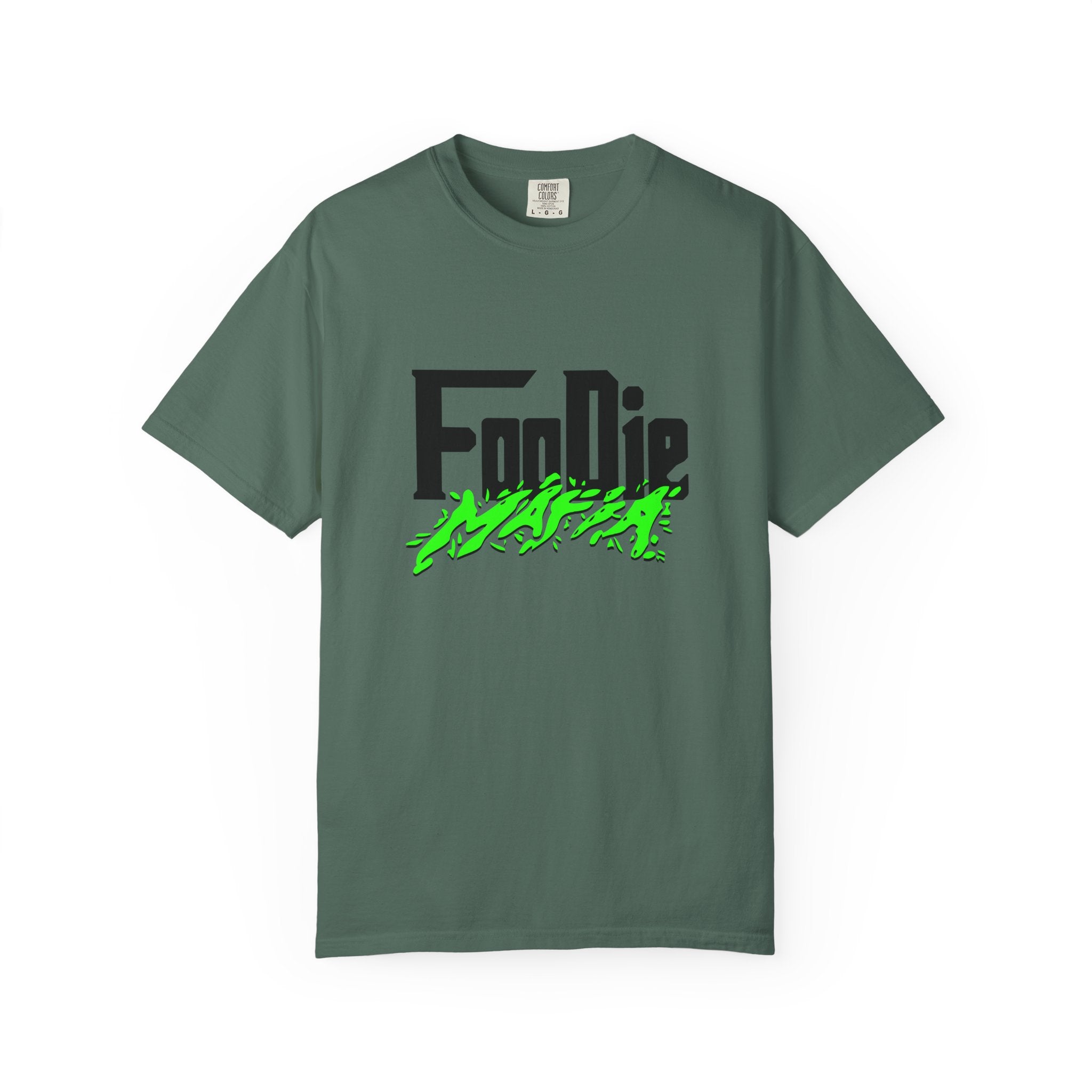 L.O.E.F Foodie Mafia Tee Shirt (Neon Green)