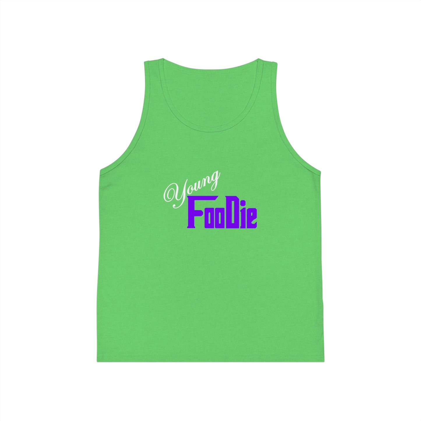 L.O.E.F White Young Foodie Kid Tank Top (Violet)