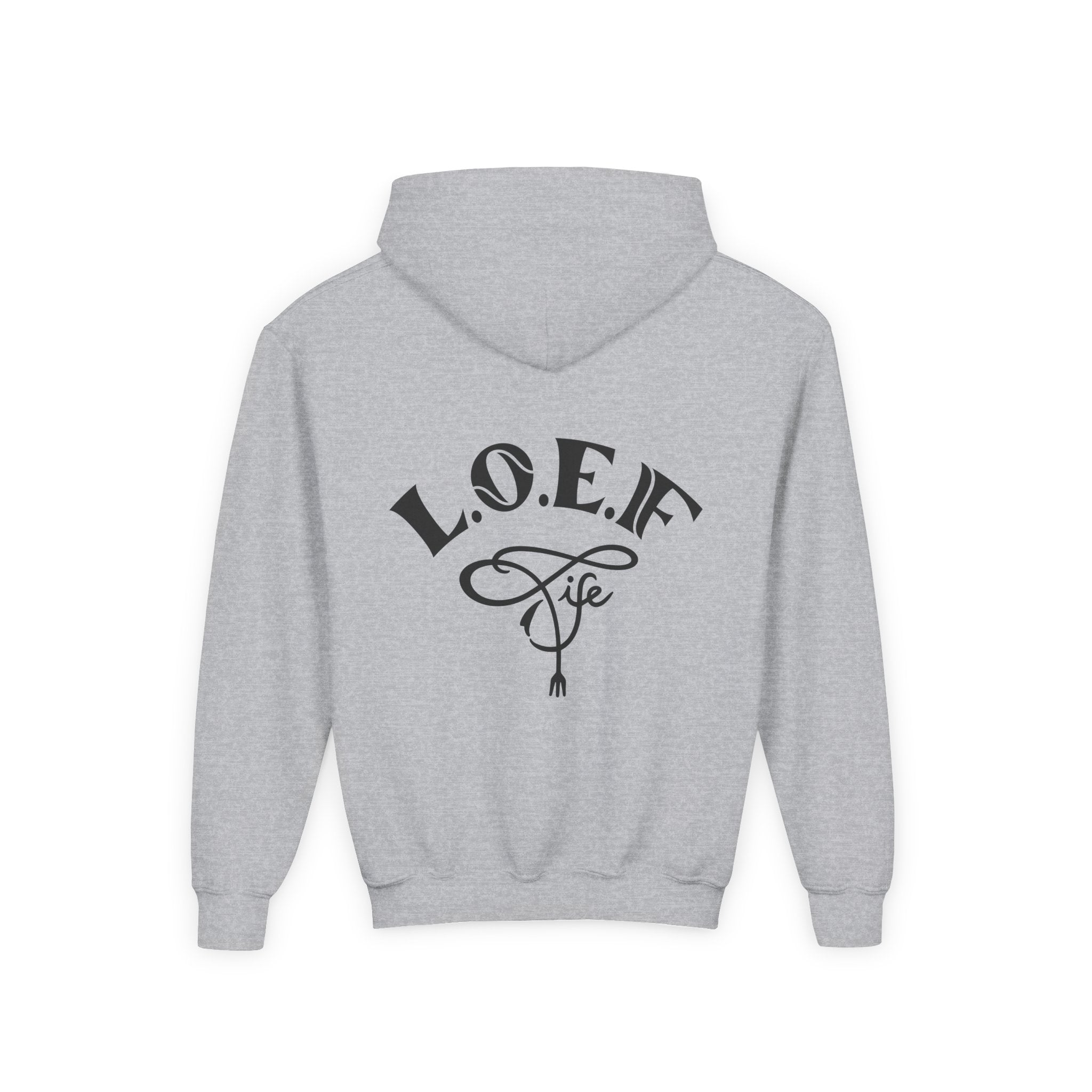 L.O.E.F Foodie 4Life Young Hoodie (Fuchsia)