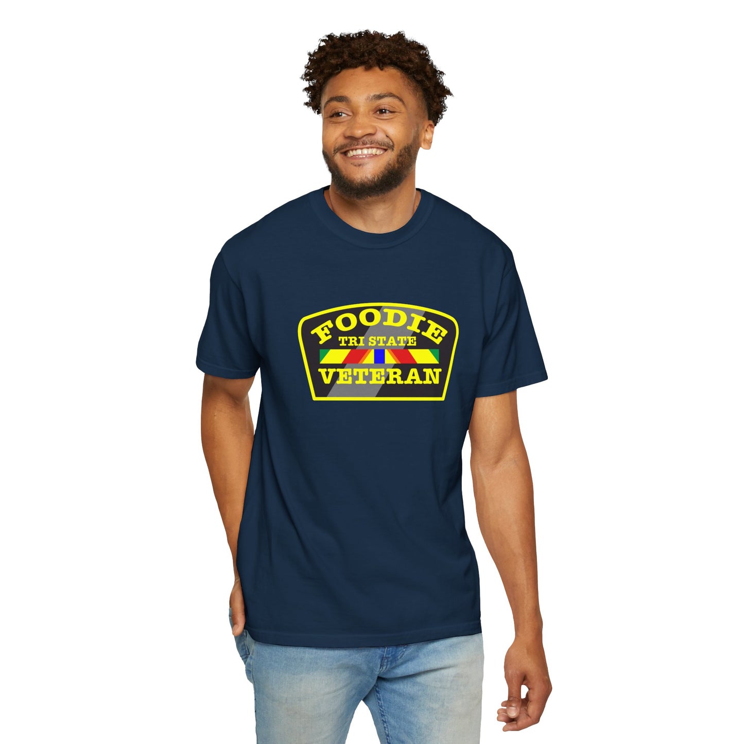L.O.E.F Foodie Veteran TRI STATE Unisex Tee Shirt (Yellow)