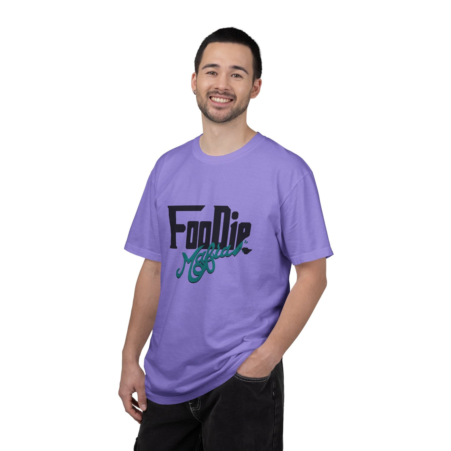 L.O.E.F Foodie Mafia Unisex Tee shirt (Teal)