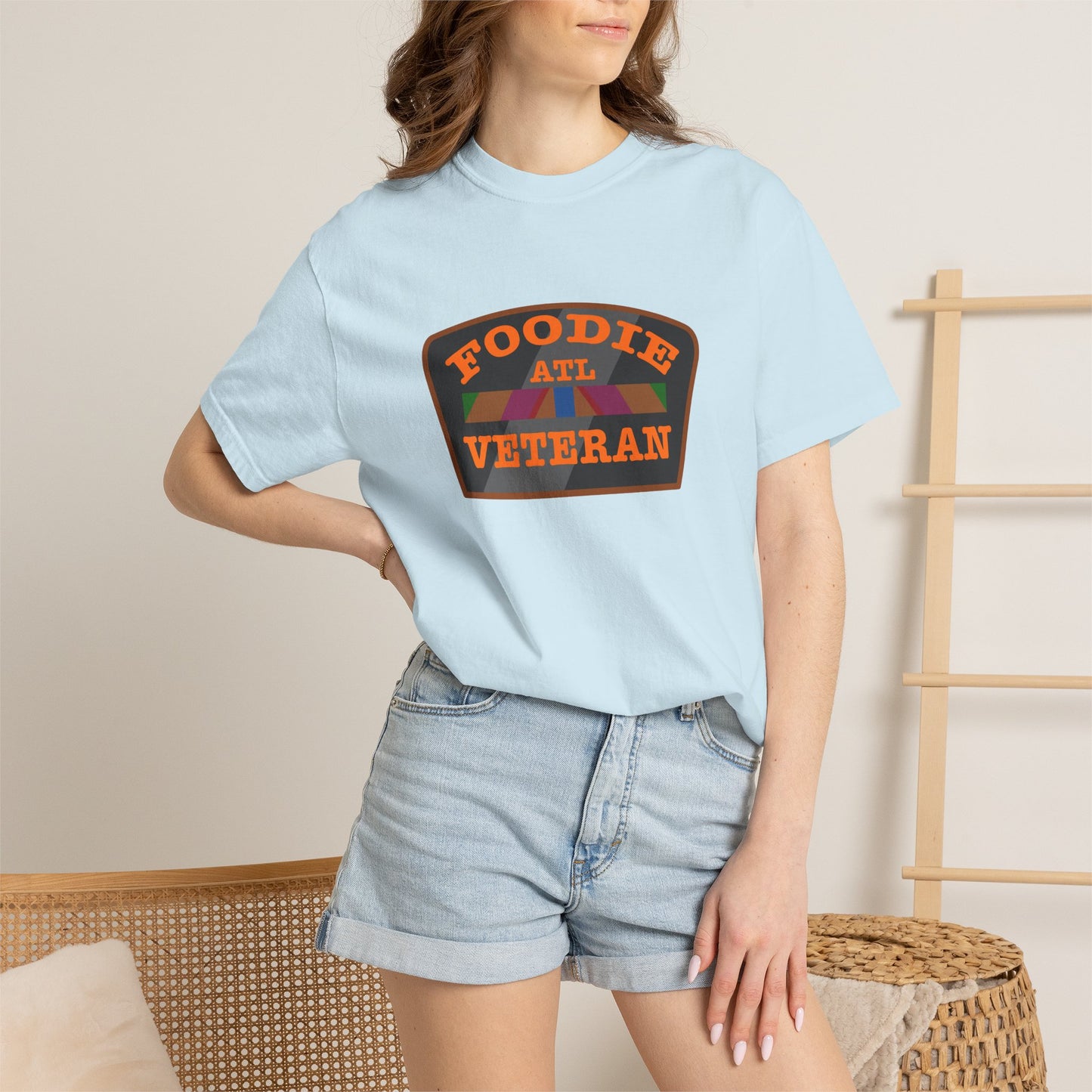 L.O.E.F Foodie Veteran ATL Unisex Tee Shirt (Orange)