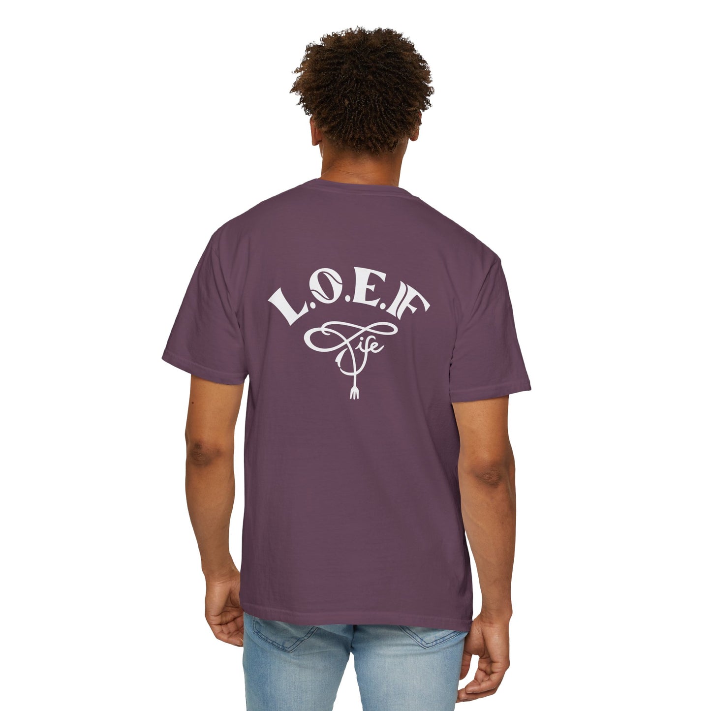 L.O.E.F Foodie Unisex Tee Shirt (Fuchsia)