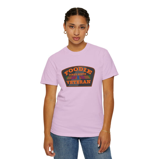 L.O.E.F Foodie Veteran DIRTY SOUTH Unisex Tee Shirt (Orange)