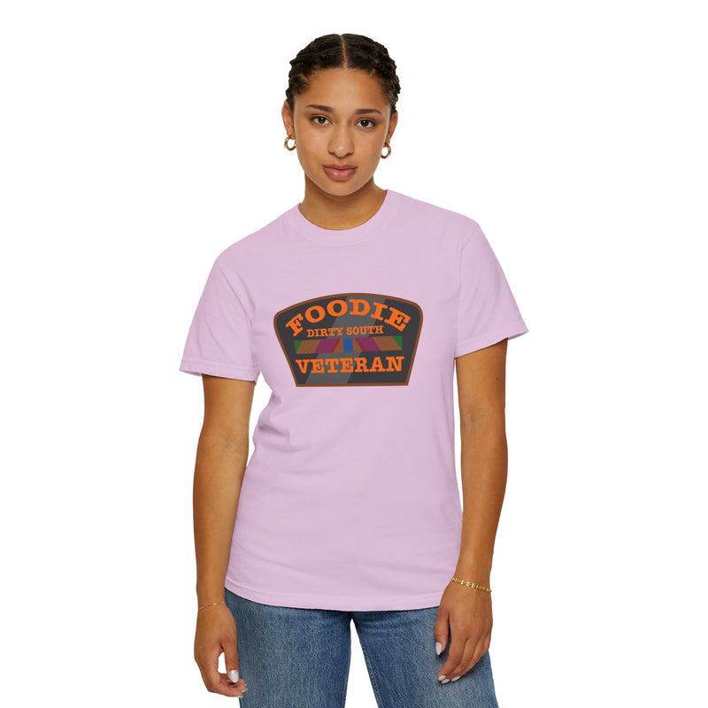 L.O.E.F Foodie Veteran DIRTY SOUTH Unisex Tee Shirt (Orange)