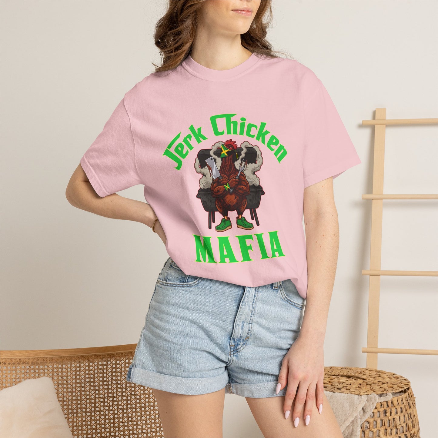 L.O.E.F Jerk Chicken Mafia Unisex Tee Shirt