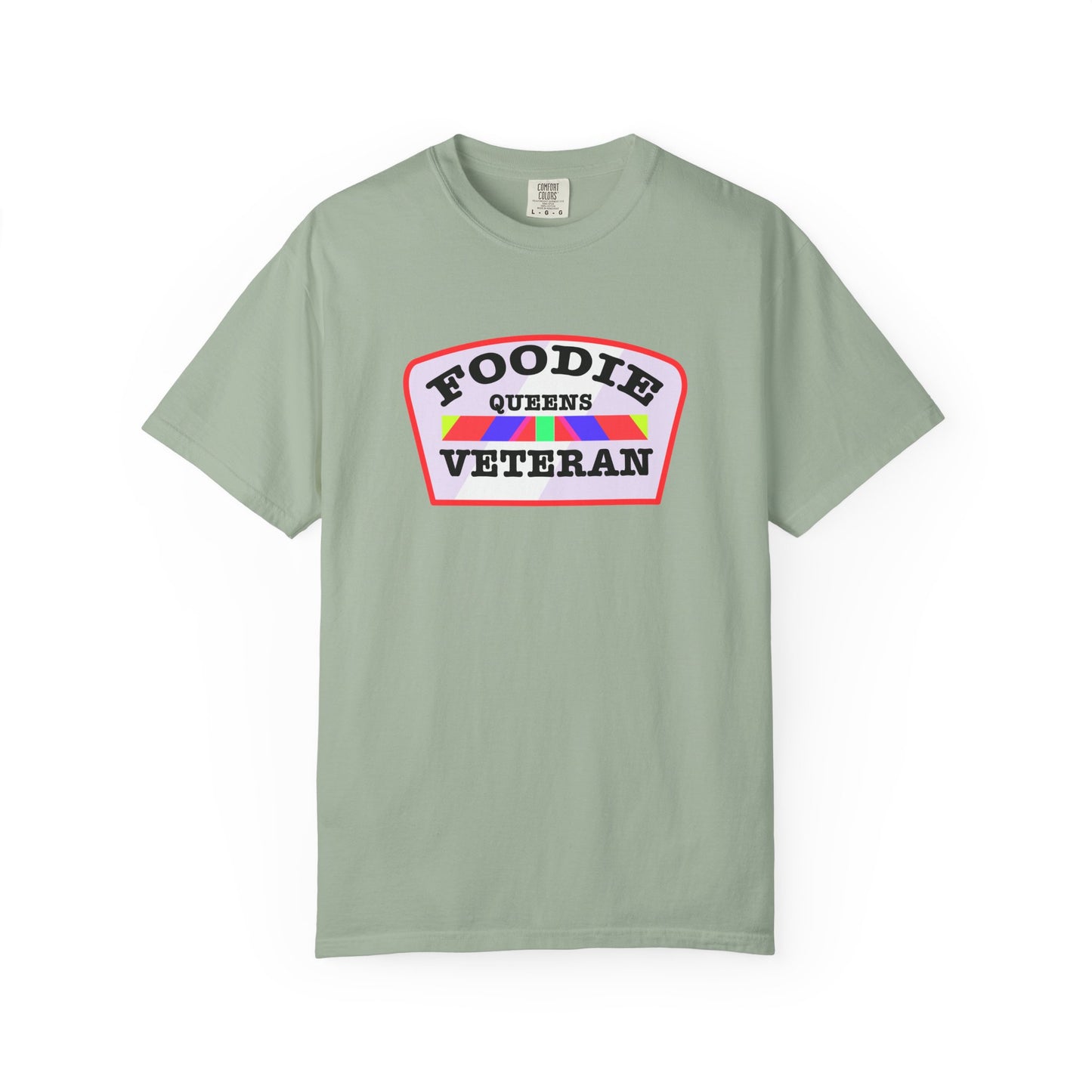 L.O.E.F Foodie Veteran QUEENS Unisex Tee Shirt (Soft Pink)